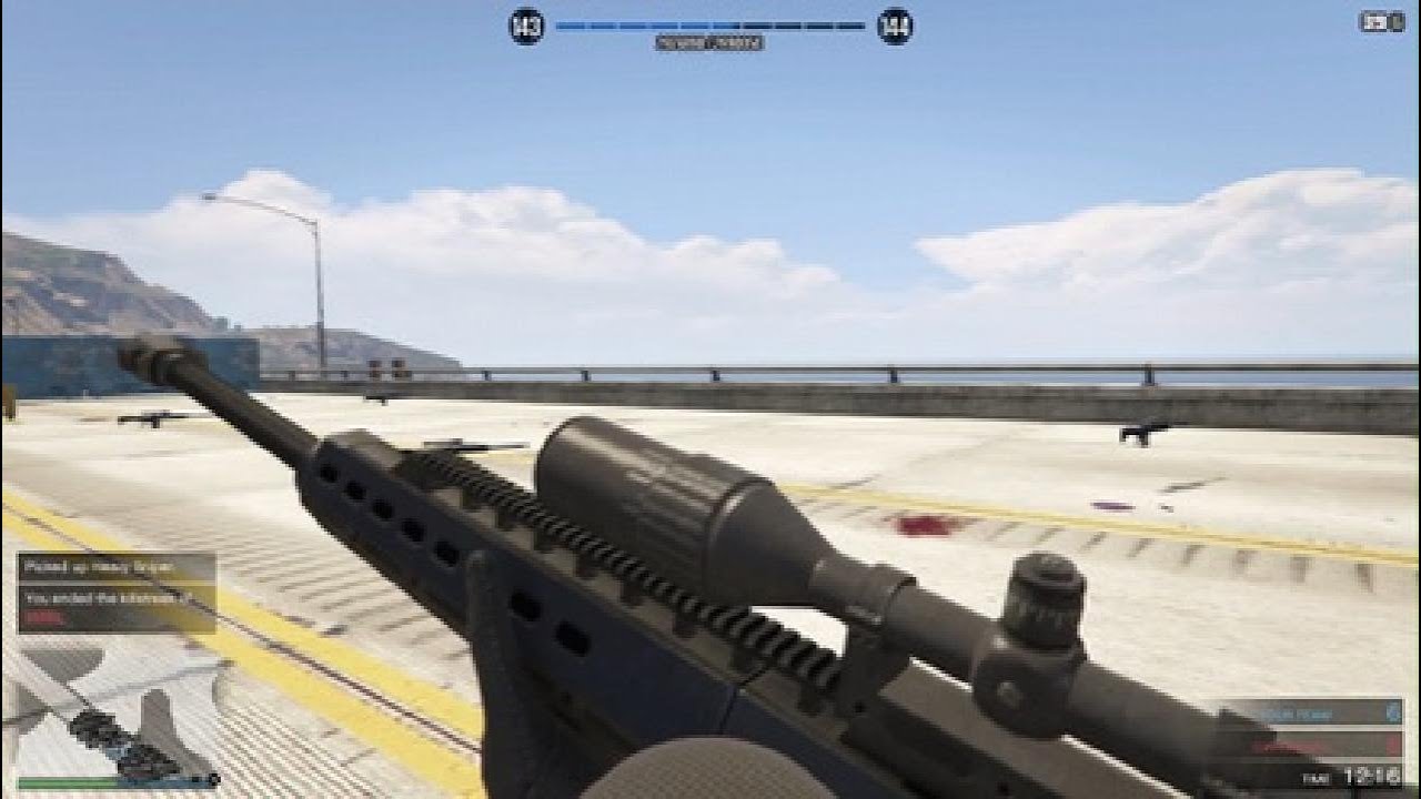 Sniper Deathmatch vs Random player #2|GTA 5 Online