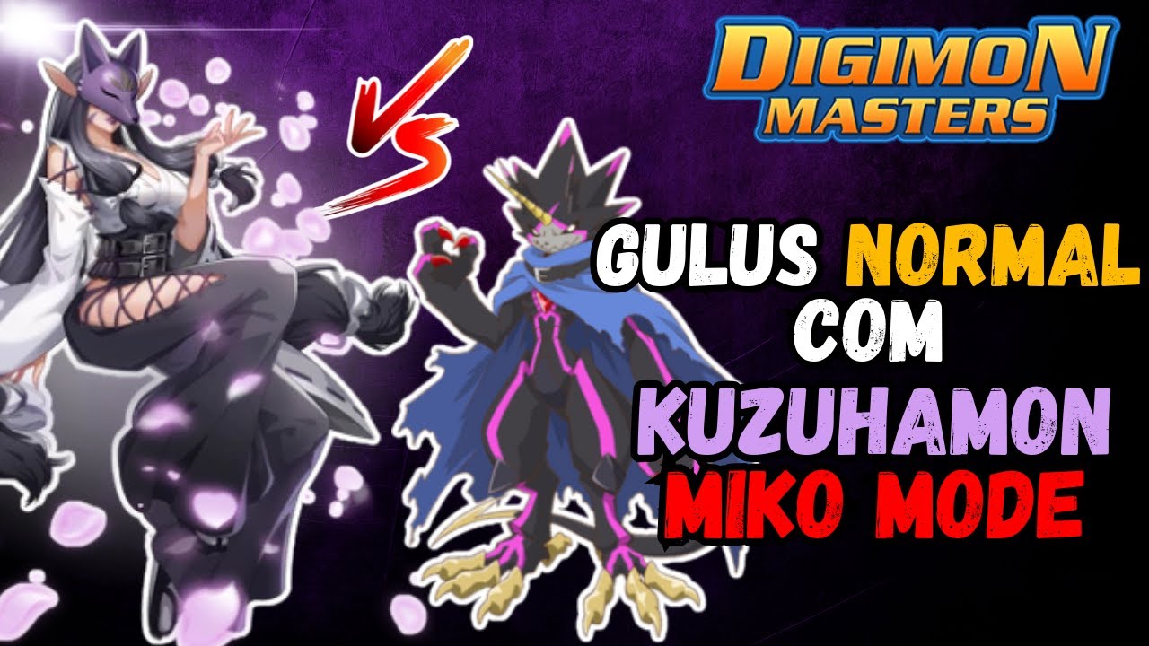 SERÁ QUE KUZUHAMON MIKO MODE FAZ GULUS NORMAL? - DIGIMON MASTERS ONLINE