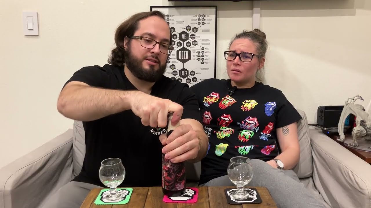 Beer Review Anchorage Brewing Company Into Nothingness BA Stout with Banana, vanilla and more