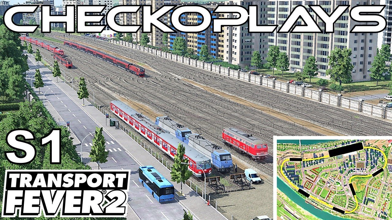 Transport Fever 2 | S1 Fx | S-Bahn-Innenring - Mitfahrt | Sch&ouml;nbau