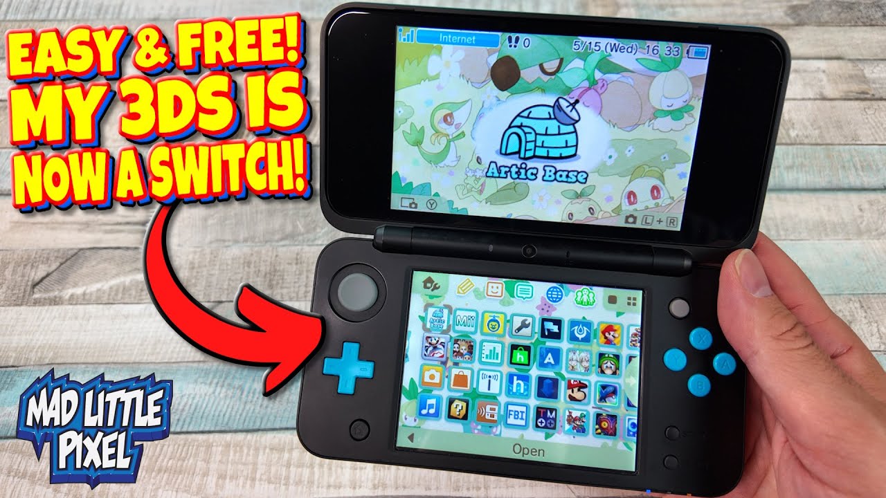 Это просто потрясающе! Используйте Nintendo 3DS как Switch с Artic Base и Citra!