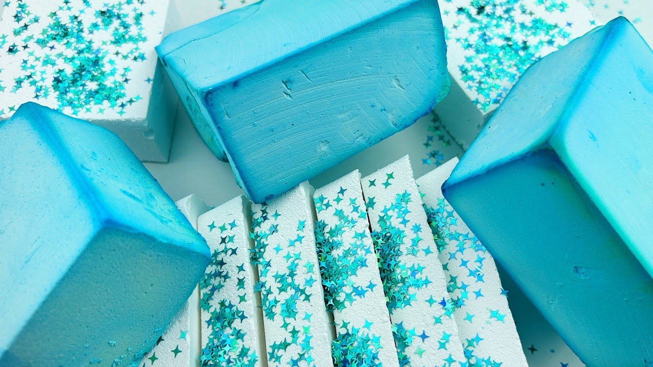 Dyed chalk★COLORED GYM CHALK★Crispy powder★Compilation set★Oddly satisfying video★