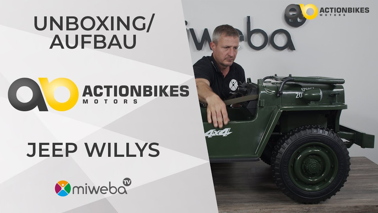 Aufbauvideo 🎬 |  Jeep Willys🔧 | Actionbikes Motors | Old Scool Military Jeep | 2 Sitzer