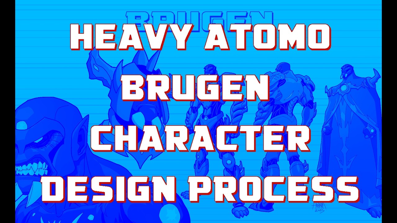 My Heavy Atomo Brugen Concept Design Process And Time-lapse