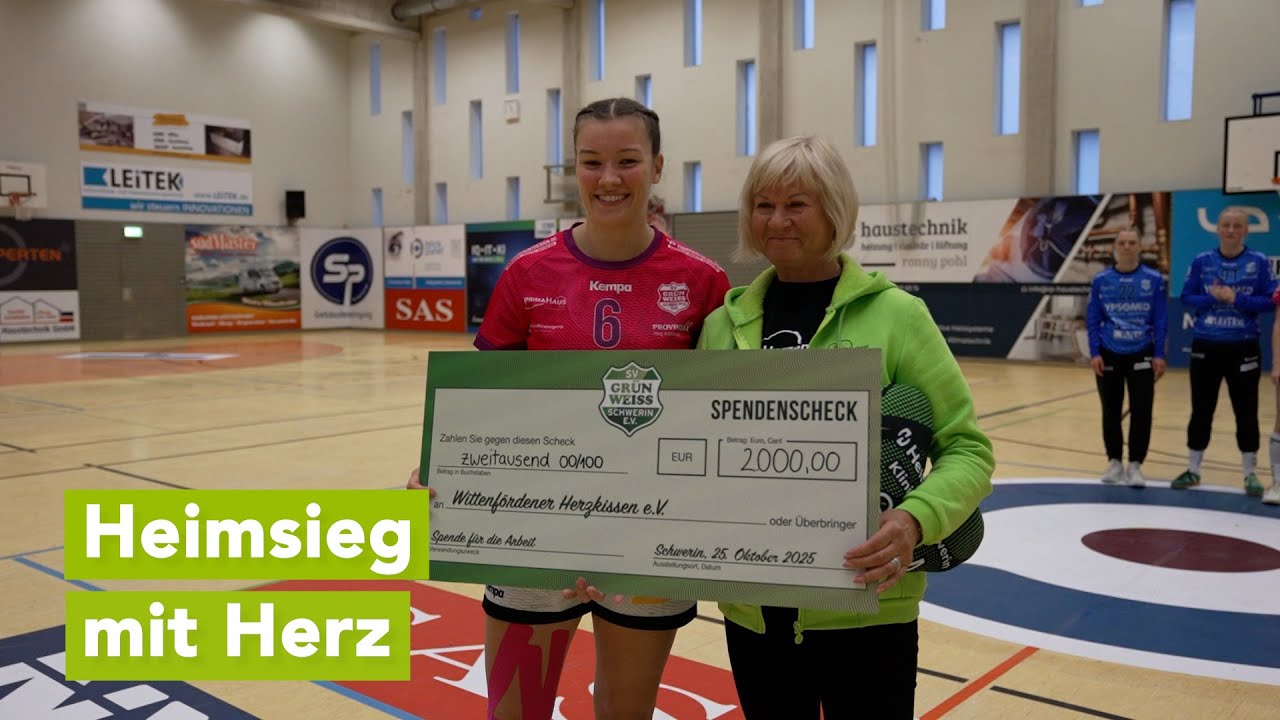 Erster Heimsieg f&uuml;r den SV Gr&uuml;n Wei&szlig; Schwerin