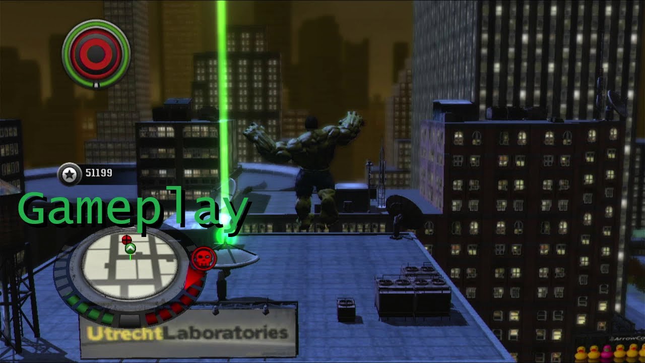 The Incredible Hulk gameplay
