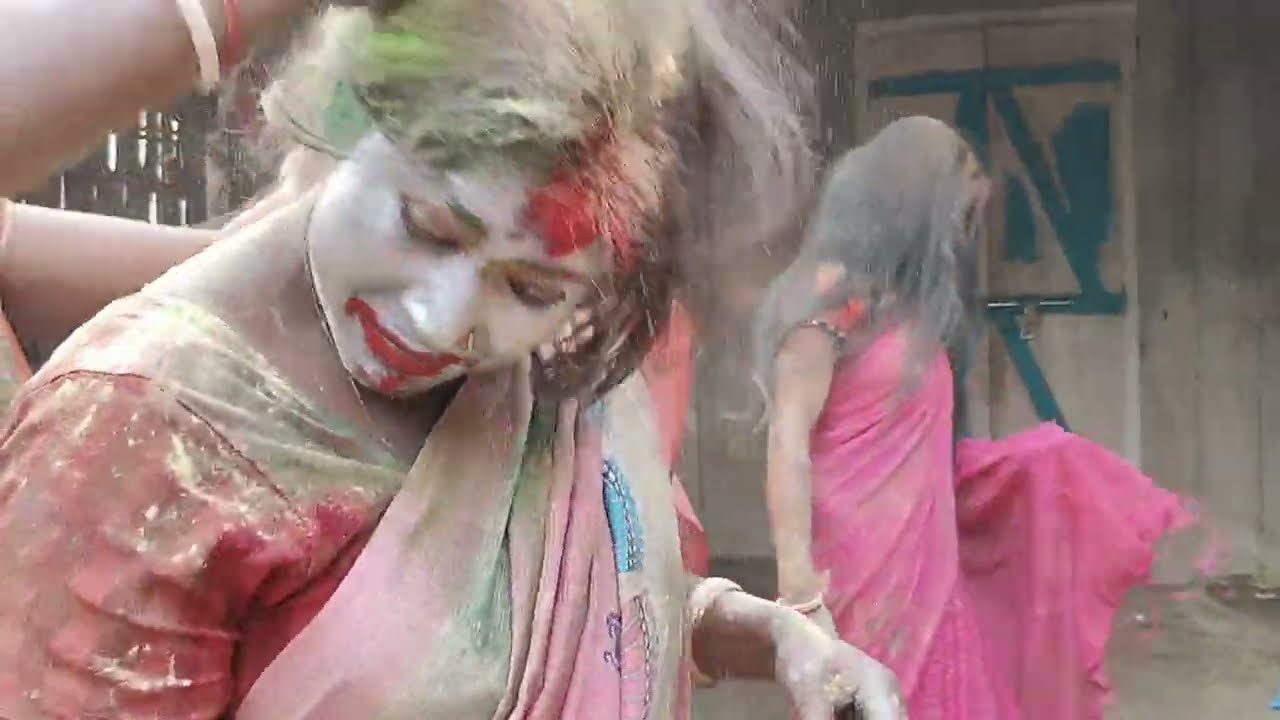 Holi Vlog/Holi putai in Sali/Village Holi Celebration Family/family Holi video/silver Holi Celebret