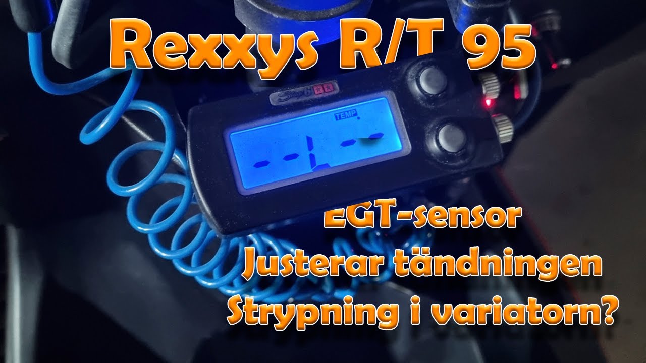 Rexxys R/T 95 Aerox - MINISERIE - DEL 7 - HITTADE BEGRÄNSNINGEN I VARIATORN & INSTALLERAR EGT-SENSOR