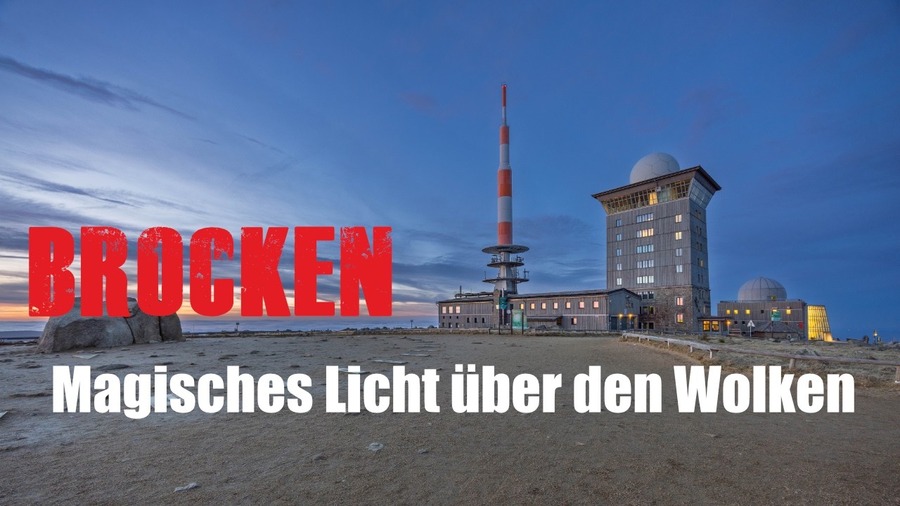 Brocken im Harz: Spektakuläre Fotos bei Sonnenuntergang und blauer Stunde
