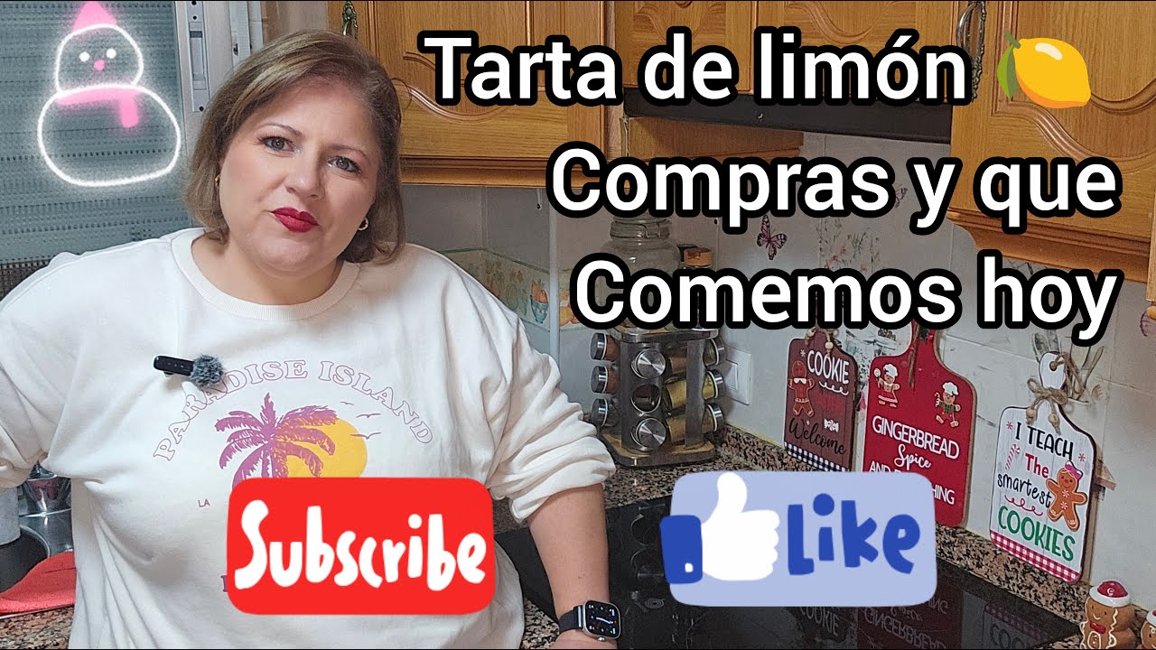 🤶🍋 TARTA DE LIMON, COMPRAS Y QUE COMEMOS HOY🍋🤶