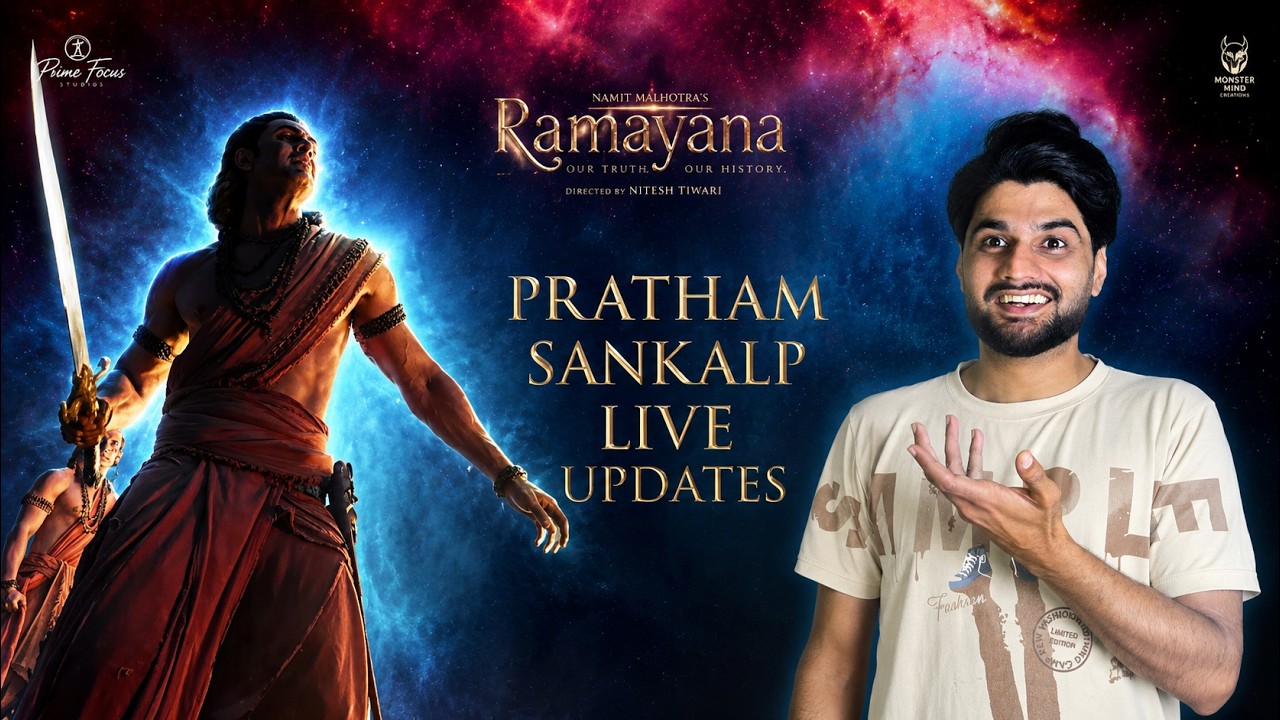 🔴 LIVE: RAMAYANA Trailer Launch Event Delhi | Pratham Sankalp & Exclusive Updates | Filmi Prem