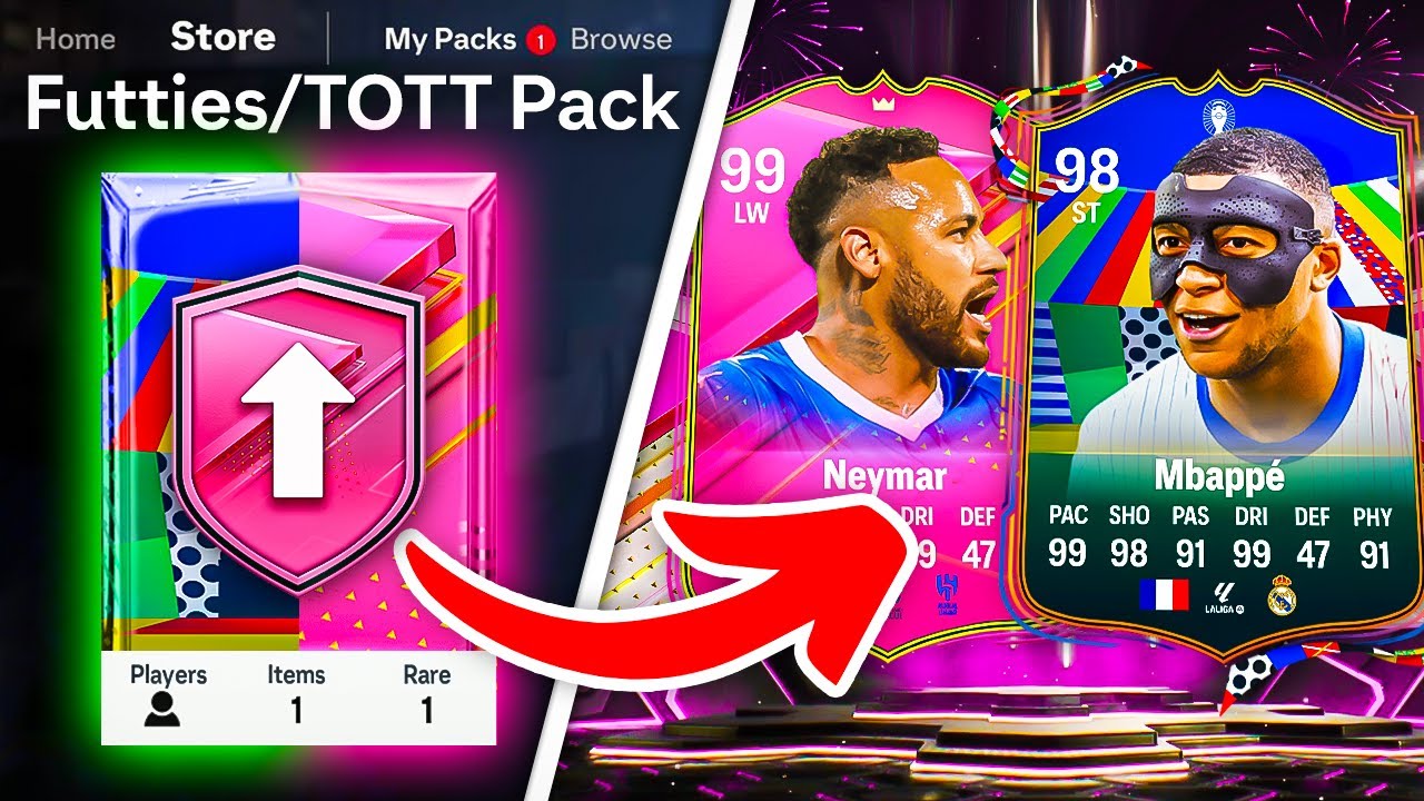 40 наборов FUTTIES или TOTT! 😲 FC 24 Ultimate Team