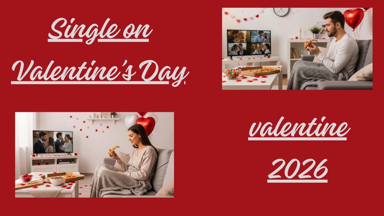Single on Valentine’s Day(lyrics)Who Needs Love on Valentine’s Day? Just Give Me Pizza & Chocolate 🍫