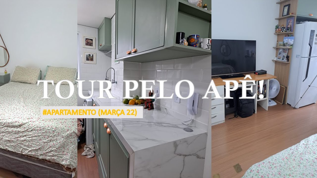 TOUR pelo APÊ!  STUDIO 25M² MOBILIADO DA METRÔ CASA | Milena Silva