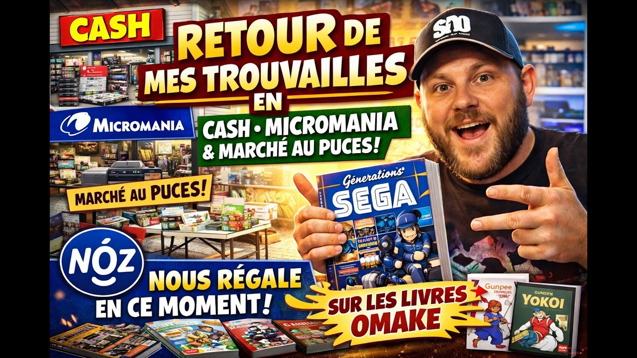 Mes trouvailles CASH, MICROMANIA et BROCANTE ,😮 NOZ régale avec les livres OMAKE !