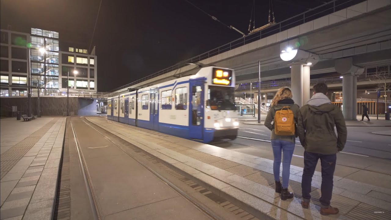 Netherlands, Amsterdam, tram 19 ride from Sloterdijk to Oostpoort (1/2)