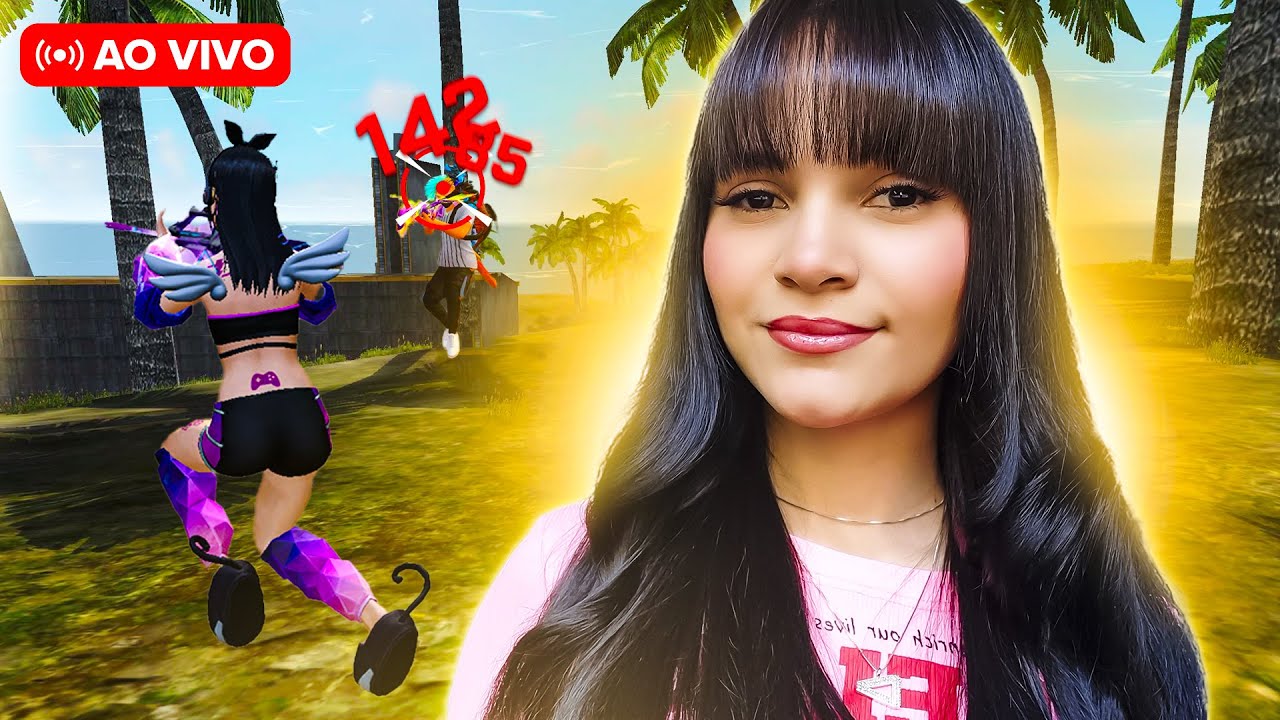 FREE FIRE AO VIVO 🔥ESTOU DE VOLTA 🔥 MUITO CAPA NO BR RANK🔥FF MOBILE