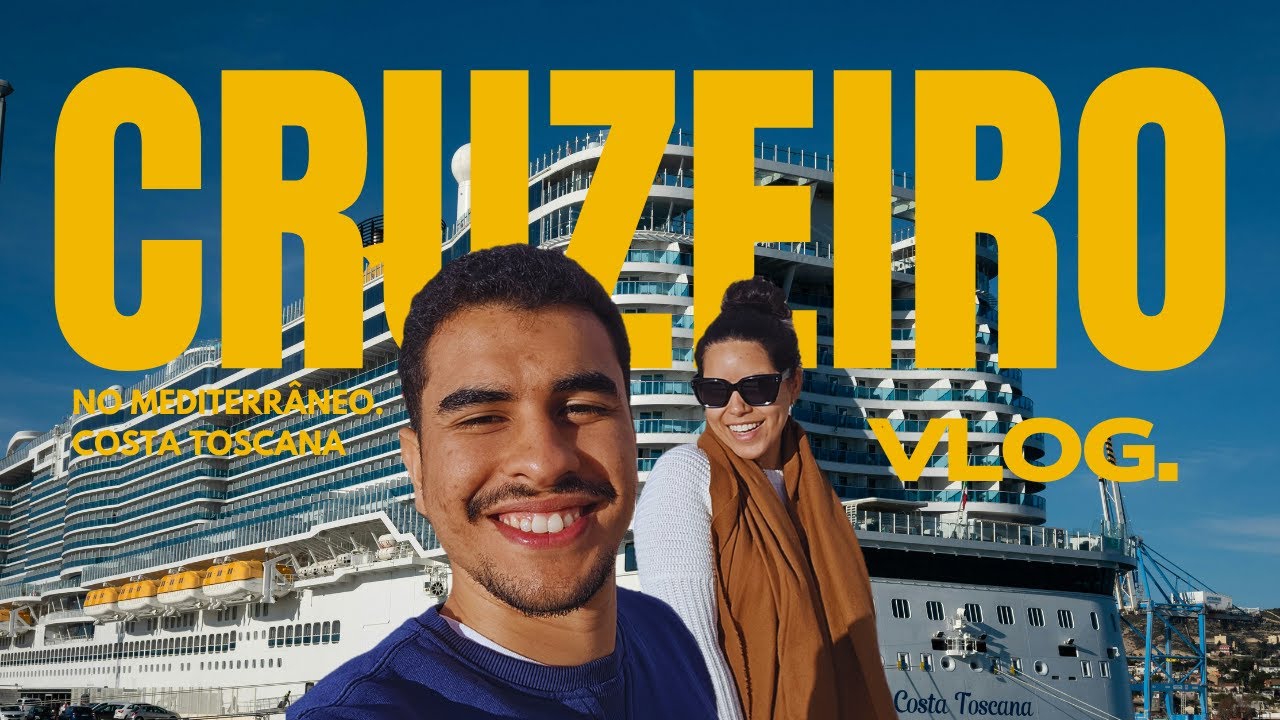 Cruzeiro pelo Mediterrâneo no inverno | Vlog completo + tour pelo navio + cidades visitadas