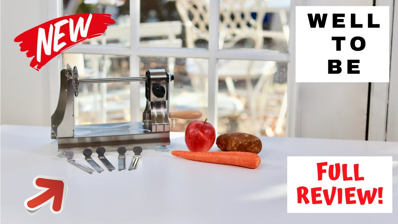 WELL TO BE      ❤️    Metal Vegetable Spiralizer - FULL  Review     ✅
