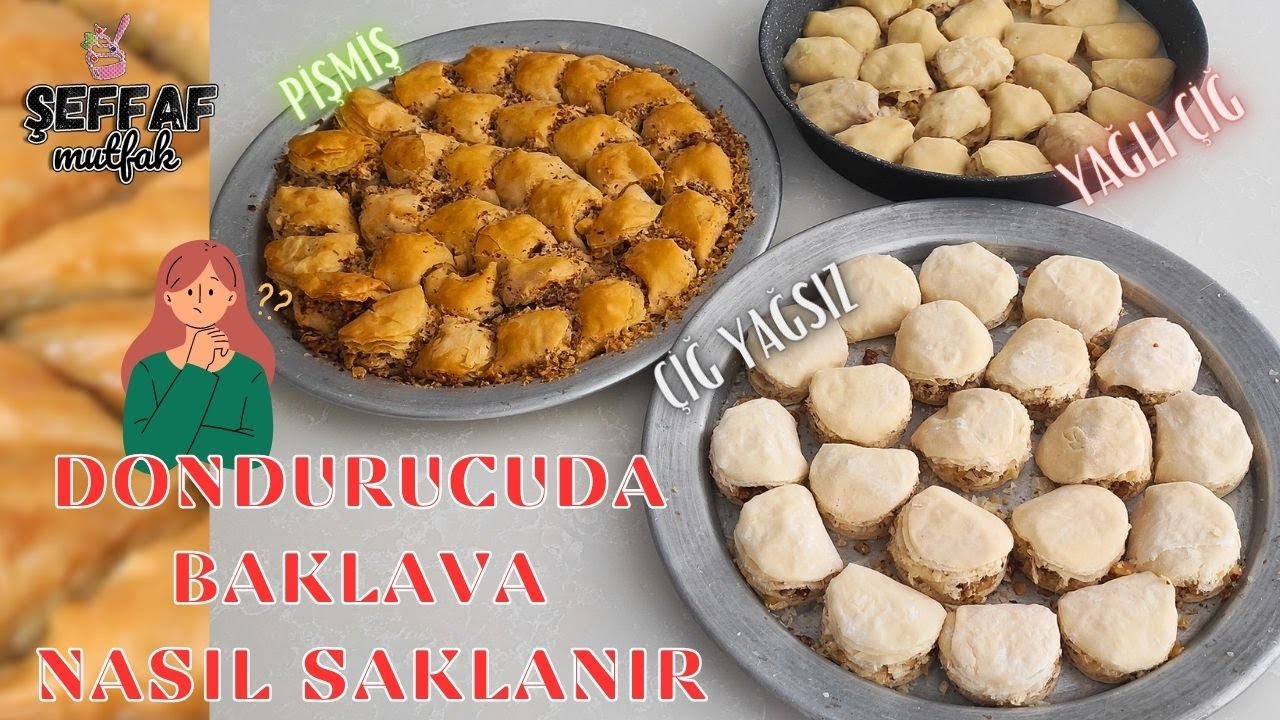 Yine Bir İLK 🏆 Baklavayı Yağlasak da mı SAKLASAK Pişirsek de mi SAKLASAK 🤗 BAKLAVA NASIL SAKLANIR💯