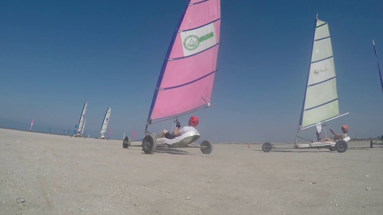 Char à voile à Hirel
