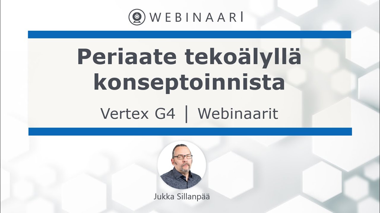 Periaate tekoälyllä konseptoinnista