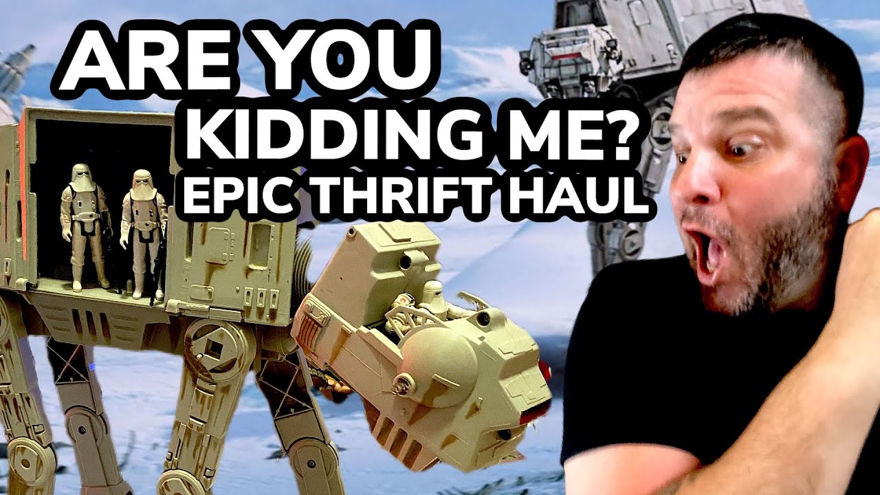 Are You Kidding Me? Epic Thrift Store Toy Haul!  #starwars #toyhunt #thriftwithme