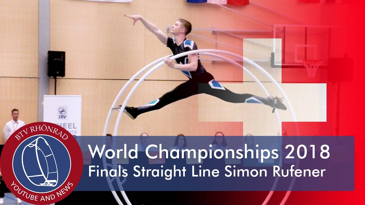 World Championships in Gymwheel 2018 Final straight line Simon Rufener