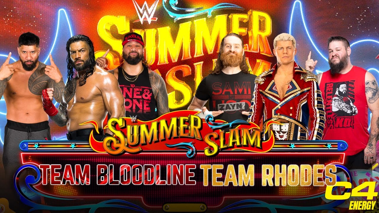 WWE 2K23 Roman Reigns Jey & Jimmy Uso Vs Cody Rhodes Sami Zayn & Kevin Owens