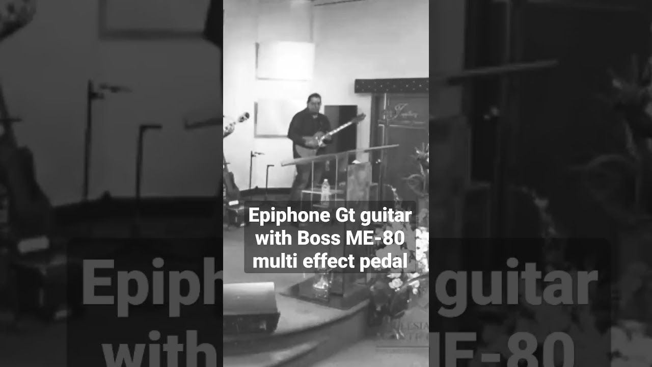 Boss ME-80 multi effects pedal "live sound"