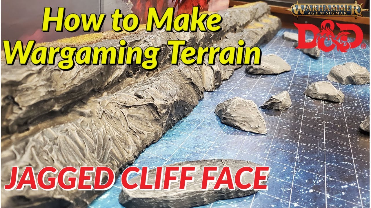 HOW TO make cheap TERRAIN - Cliff Face (hill)