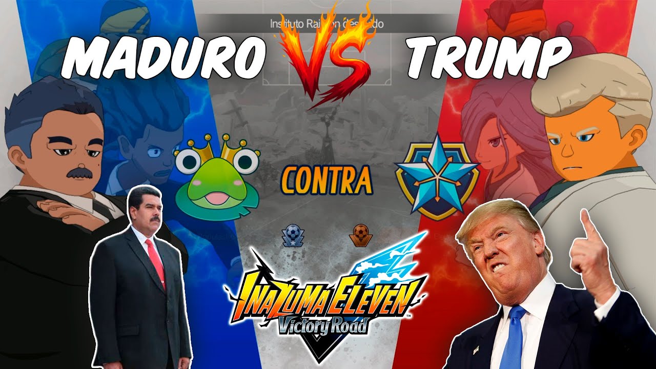 MADURO vs TRUMP en INAZUMA ELEVEN ⚡ Partido ONLINE más surrealista | Victory Road