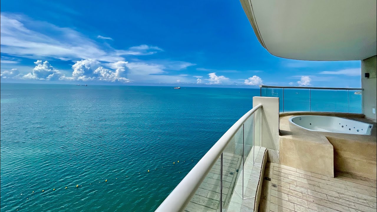 En venta apartamento con vista al mar en Bello Horizonte, Santa Marta. Colombia.