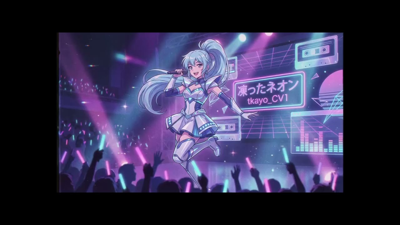 TUNEEvsSUNO　 tkayo_CV1　dreamy Vaporwave with nostalgic cassette warmth　常子