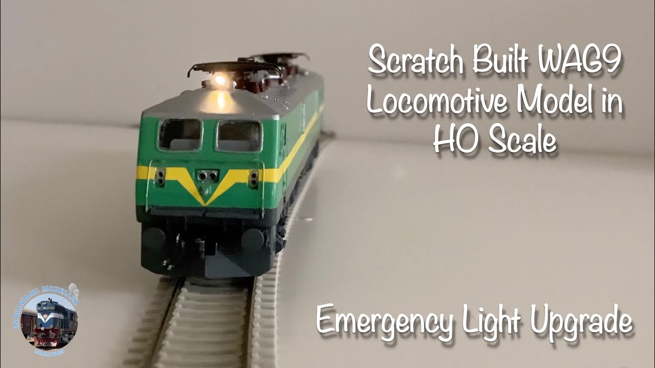 Lighting upgrade for HO Scale WAG-9 Locomotive Model