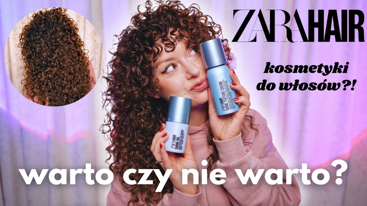 zara hair?! krem stylizujący i olejek na końcówki 🤩 test na żywo ✨
