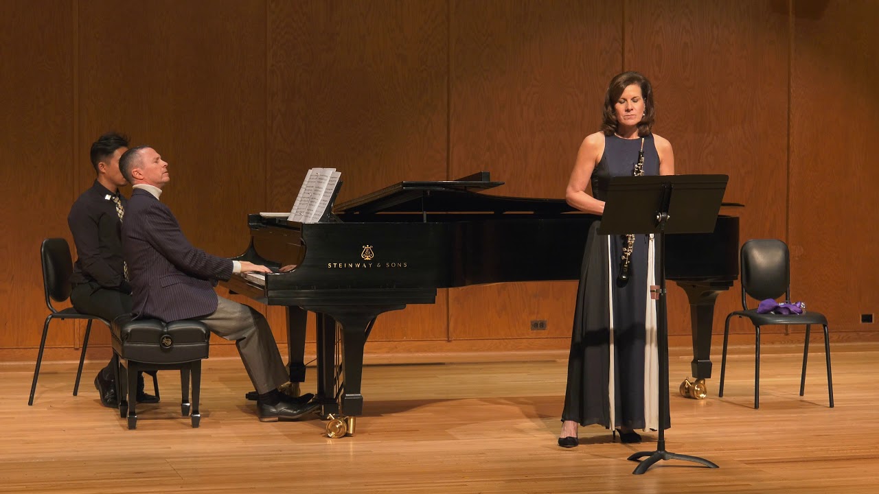 J. S. Bach, Sinfonia from Easter Oratorio, BWV 249; Nancy Ambrose King, oboe, Michael Adcock, piano