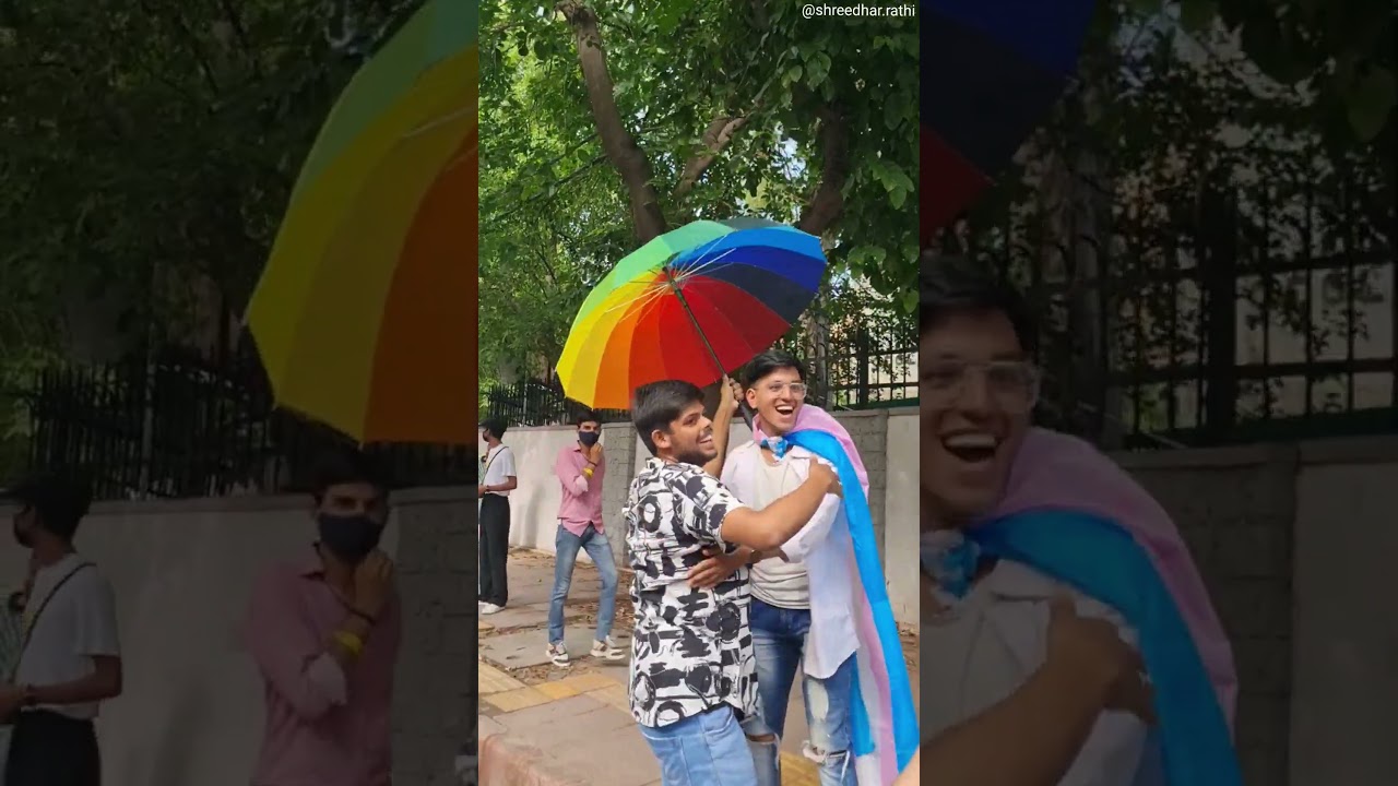🏳️&zwj;🌈 Pride Parade | 📍Delhi University | Pride Month | Do you Support them #lgbtq Community ⁉️