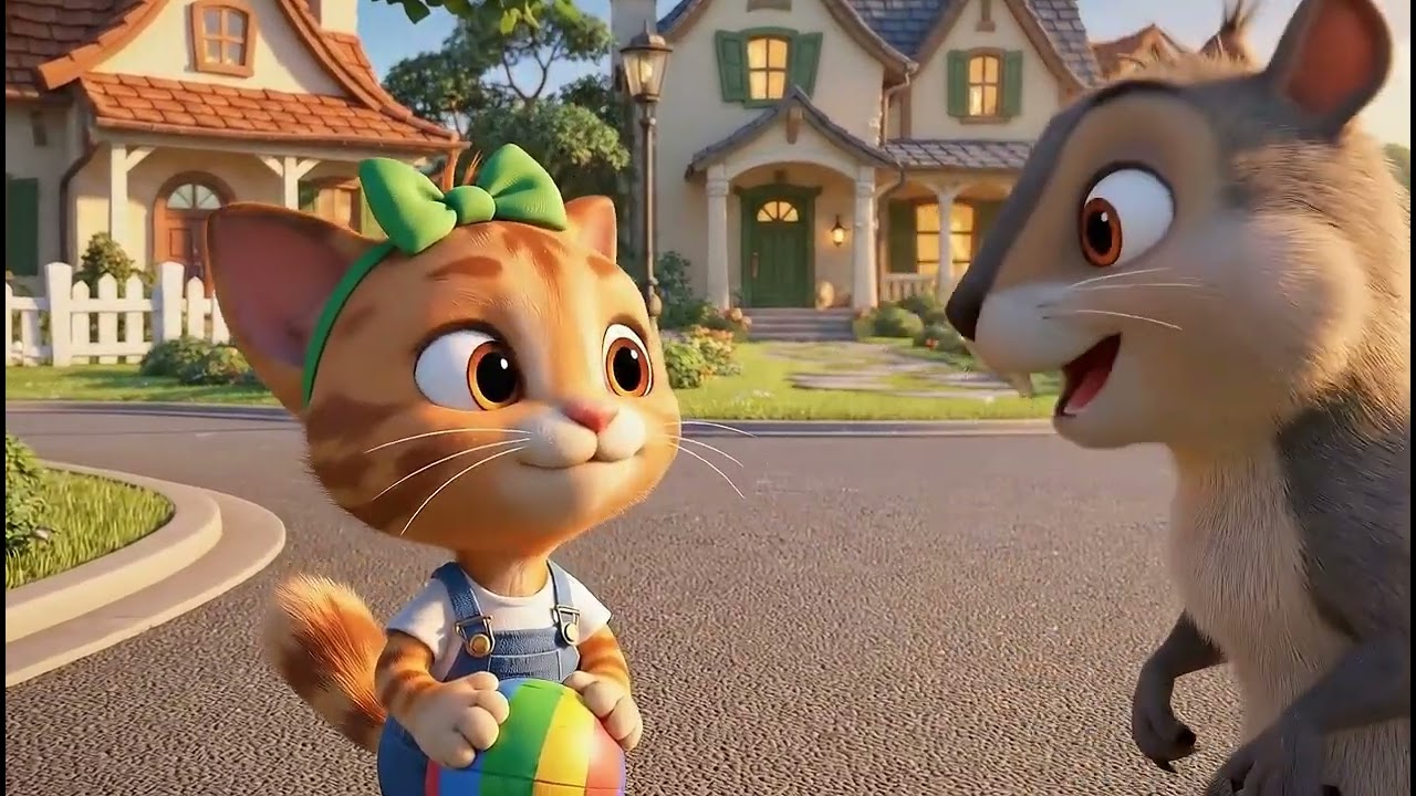 Cute Kitten Gets Lost, Mom and Dad Worried and Everyone Helps! 💛 Sweet Family 3D Animation