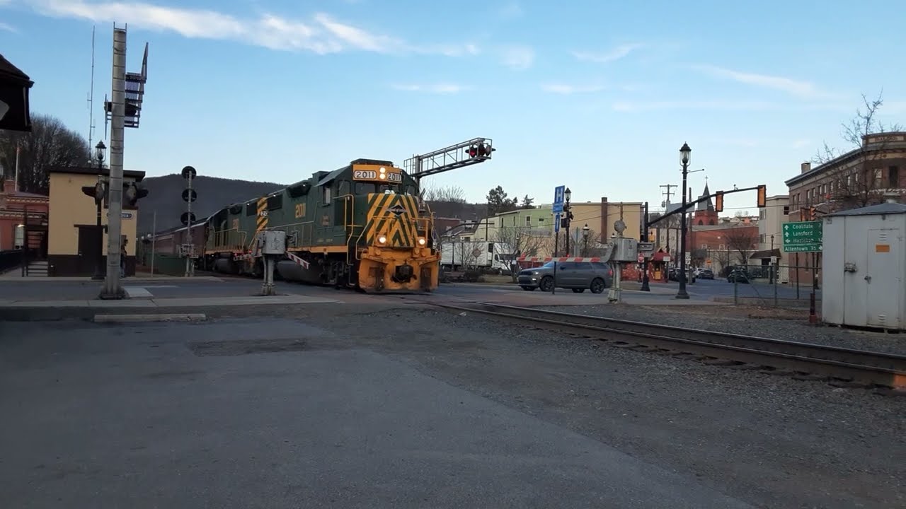 Reading And Northern Valentines Day excursion leaving Tamaqua PA