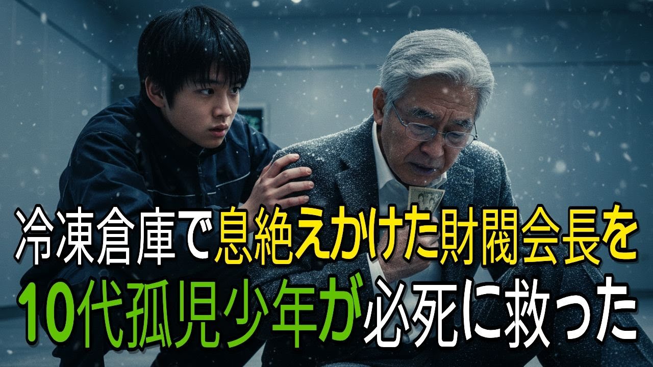 【奇跡の絆】マイナス20度で死にかけた老会長を救った少年、その後の人生が…【感動】