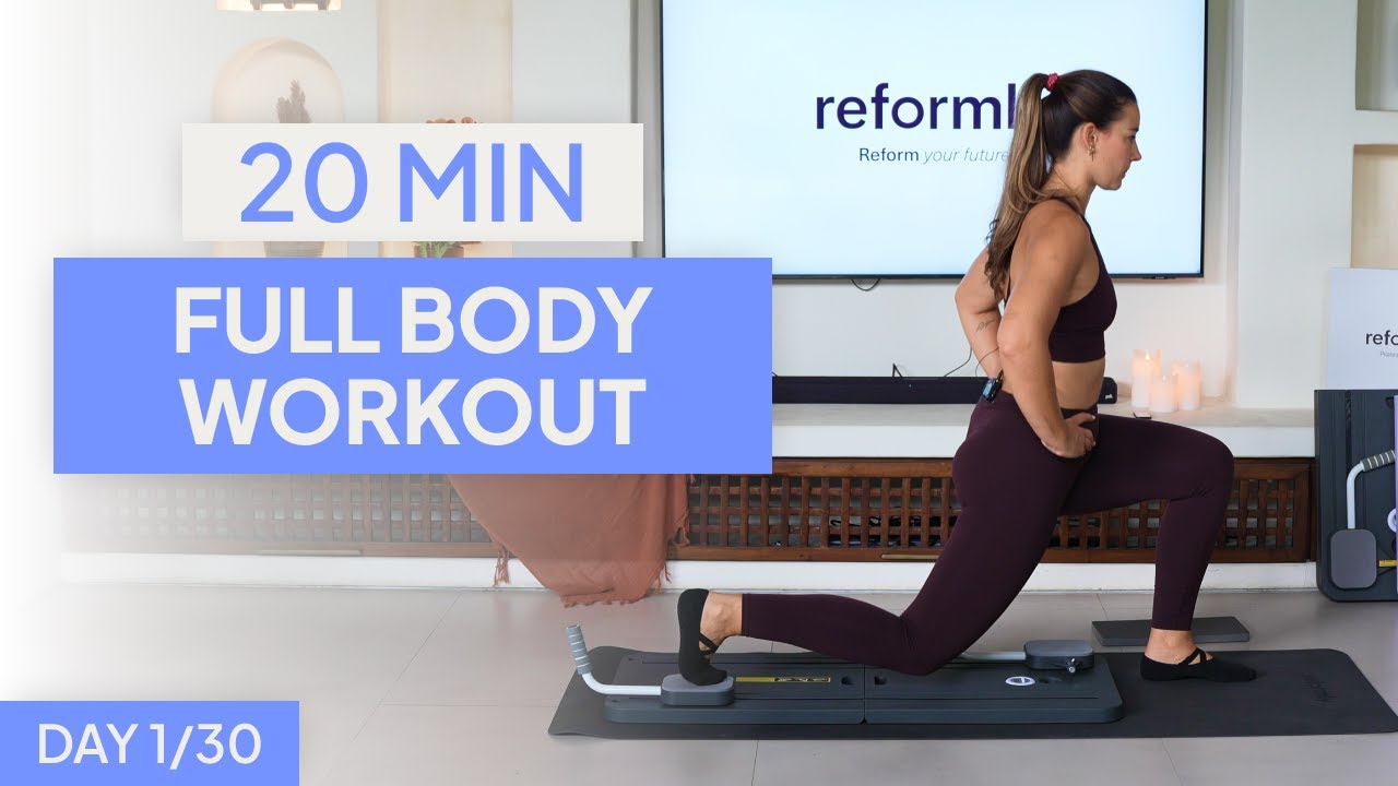 20-Minute At-Home Full Body Pilates Board Workout | Reformly Challenge | DAY 1