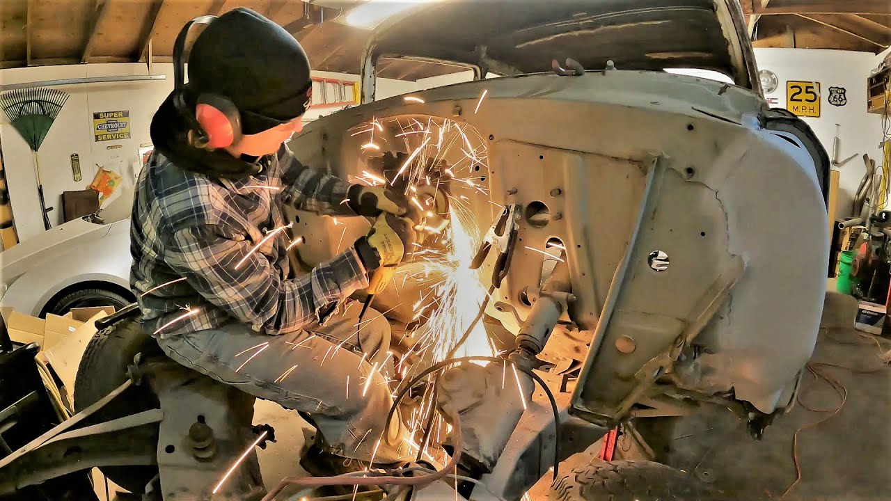 55 Belair Firewall Repair