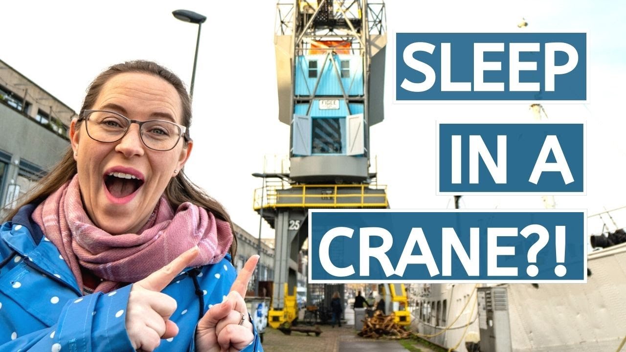 QUIRKIEST PLACE TO STAY IN AMSTERDAM \\ Crane Tiny House