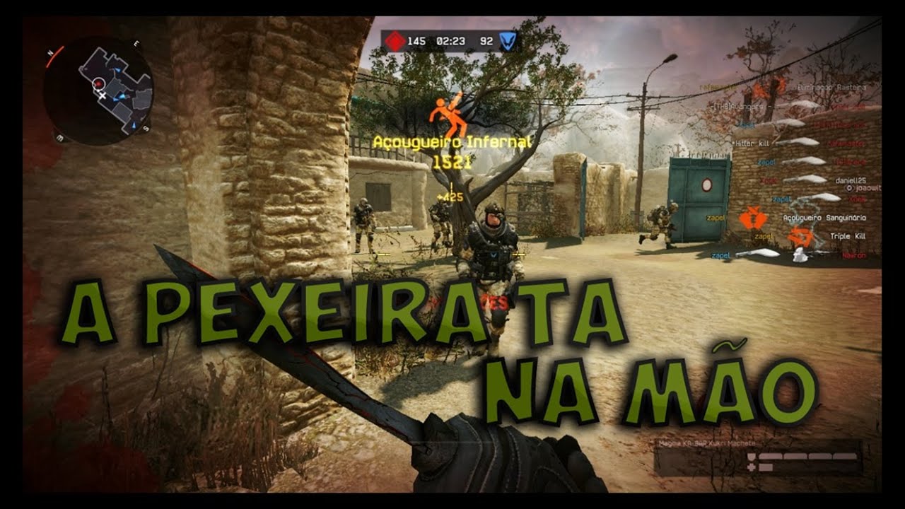 WARFACE : A PEIXEIRA TA NA M&Atilde;O / KUKRI MACHETE VULCANO