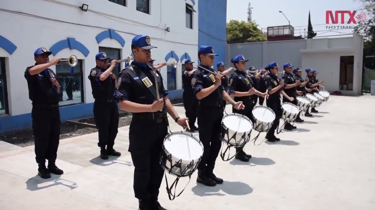Jorge Ángel Chocoteco, Jefe de la Banda de Guerra de la Policía Auxiliar