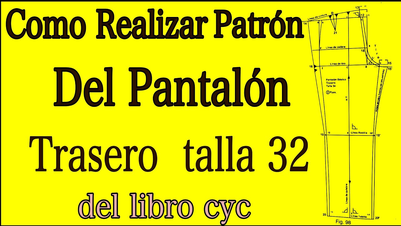 PANTALON TRASERO CYC POR TALLA PARA CABALLERO