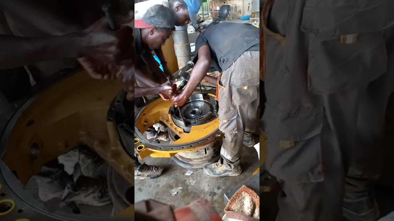 تجميع ناقل حركة لودر بلدوزر D8R TRANSMISSION SERVICE CAT D8R