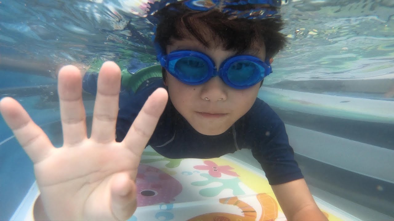 【家で水遊び】