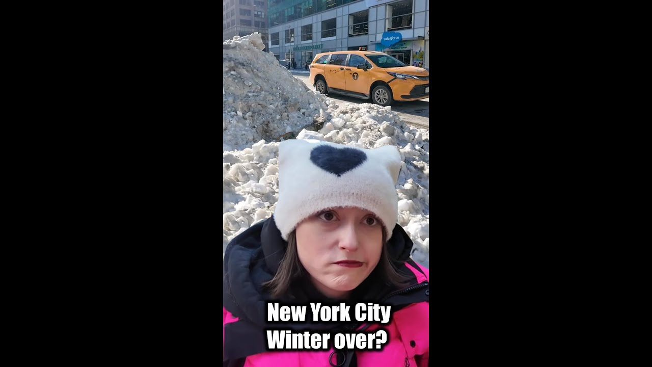 ✨Live✨ NYC Will the Snow Ever Go Away? #nyc #live #walking